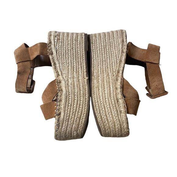 Marc Fisher | Randall Espadrille Wedge Suede Sandals - Picture 4 of 8